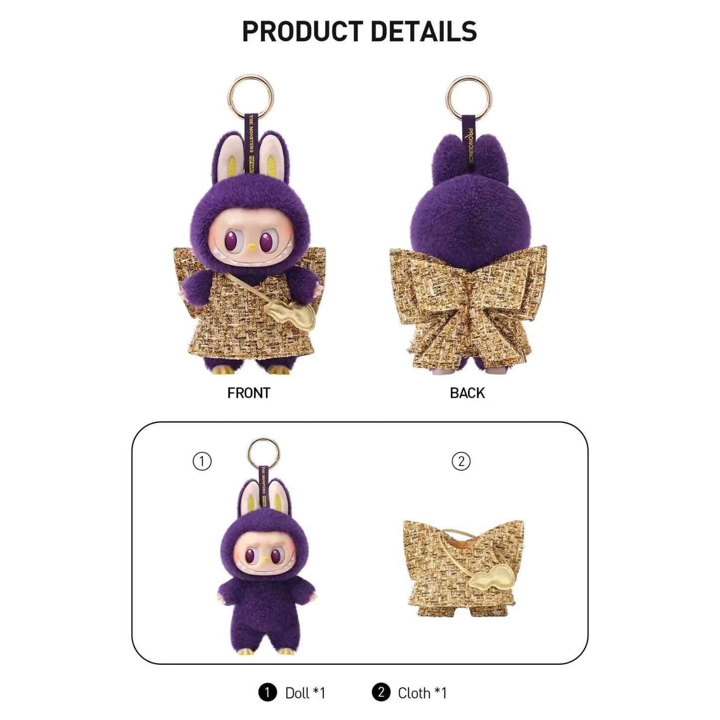 Labubu Violet Princess - With box